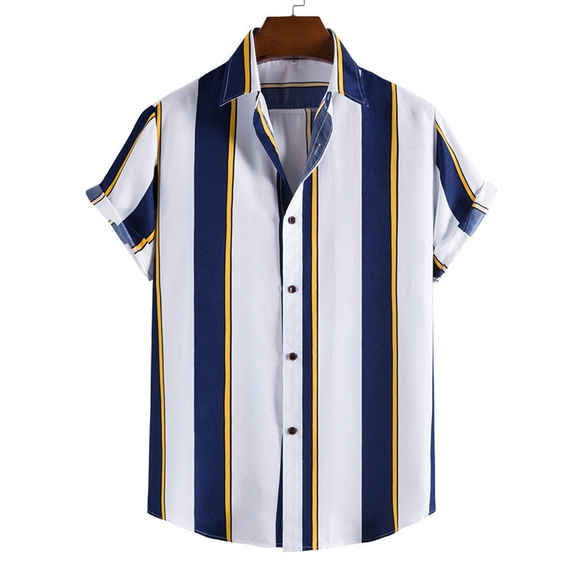 Camisa Manga Curta Listrada Cavezzano Navy