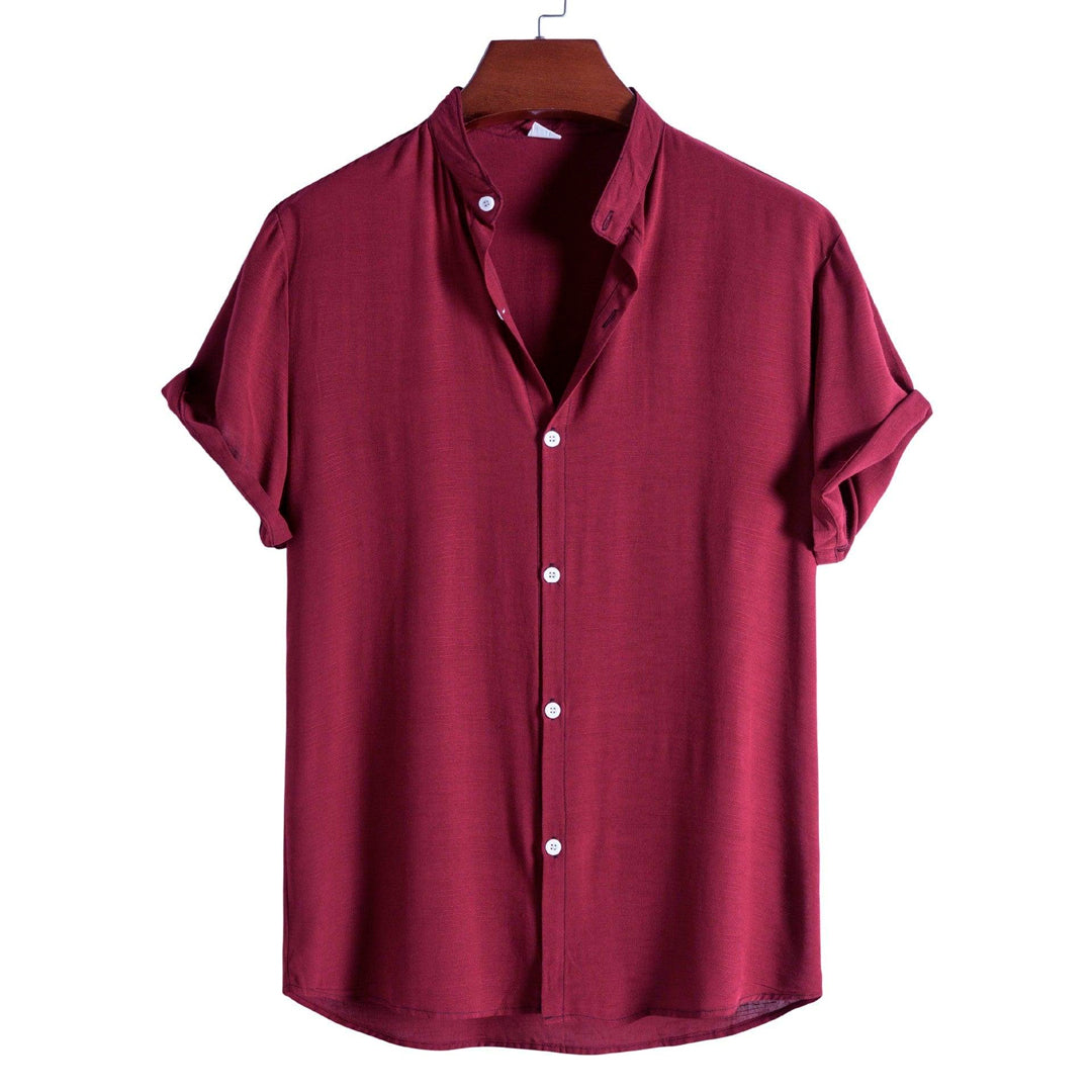 Camisa Masculina Lisa Gola Padre Cavezzano Essentials