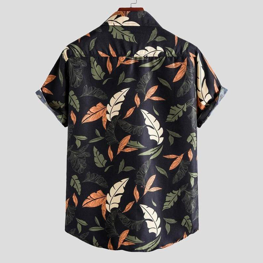 Camisa Masculina Manga Curta Cavezzano Autumn