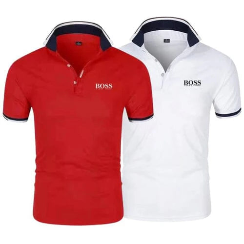 Kit 02 Camisas Polo Boss Cavezzano